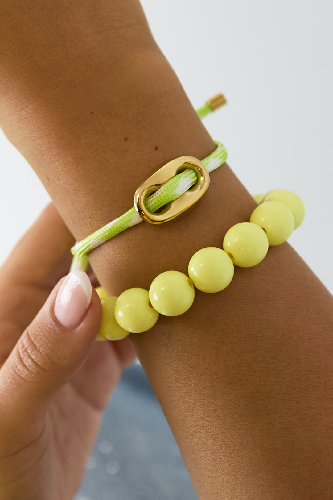 Bracciale con dettaglio bottone