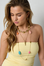 Collana importante con grandi conchiglie