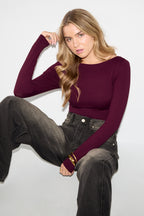 Body Modellante in Nylon Intrecciato Base Colore Puro
