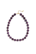 Collana di perline con perle dorate da 135 mm