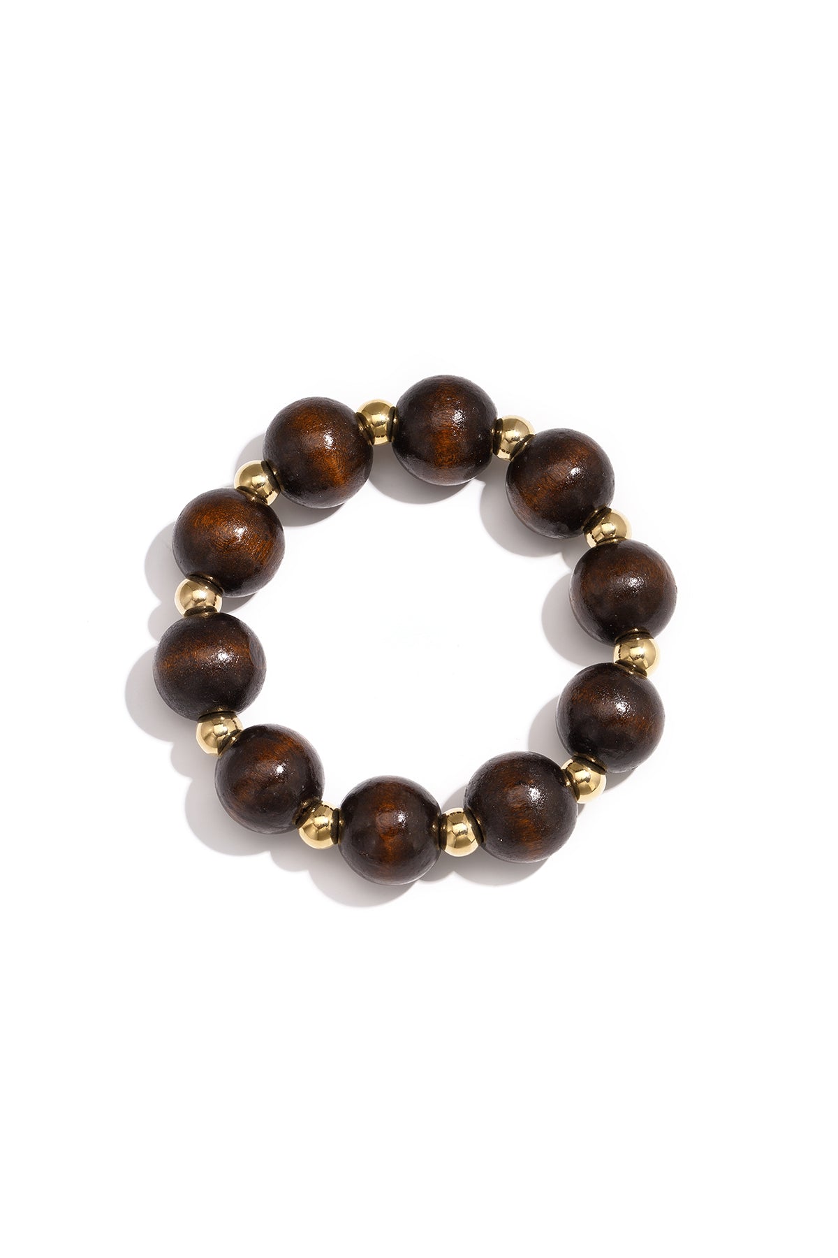 Braccialetti con perline di legno Perline Semplici per tutti i giorni Serie Semplice Gioielli da donna