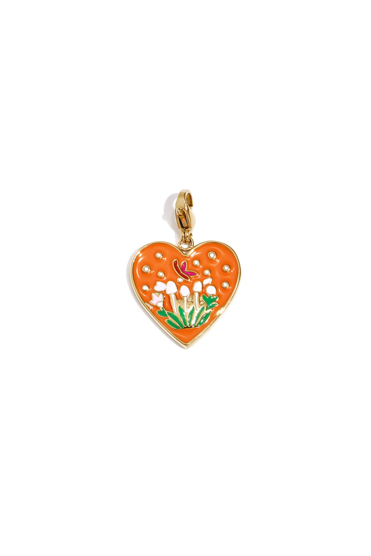Ciondolo a forma di cuore con tulipani fai da te