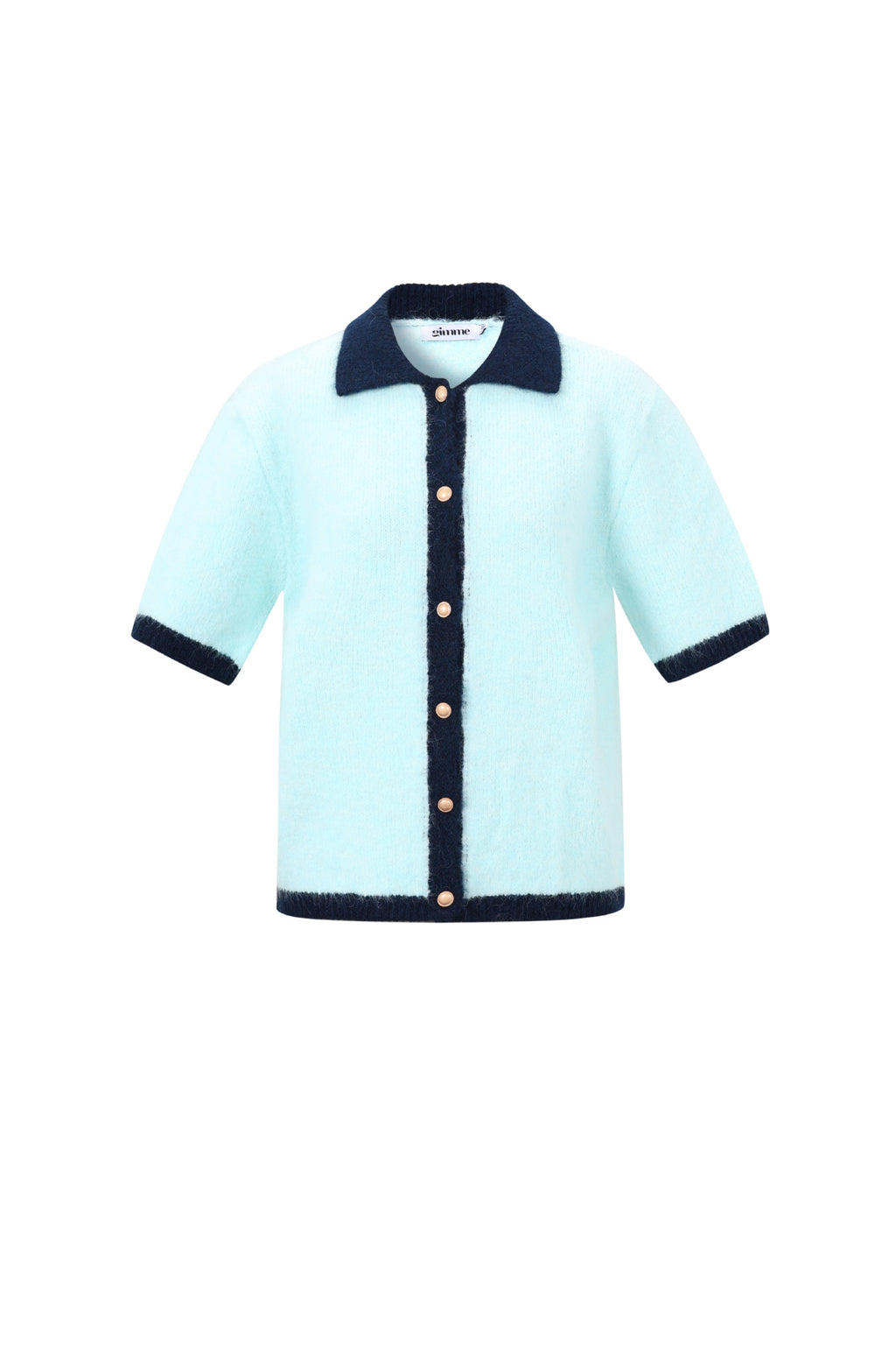 Cardigan in Fibra di Poliestere Intrecciata Donna Stile Casual Contrasto di Colori