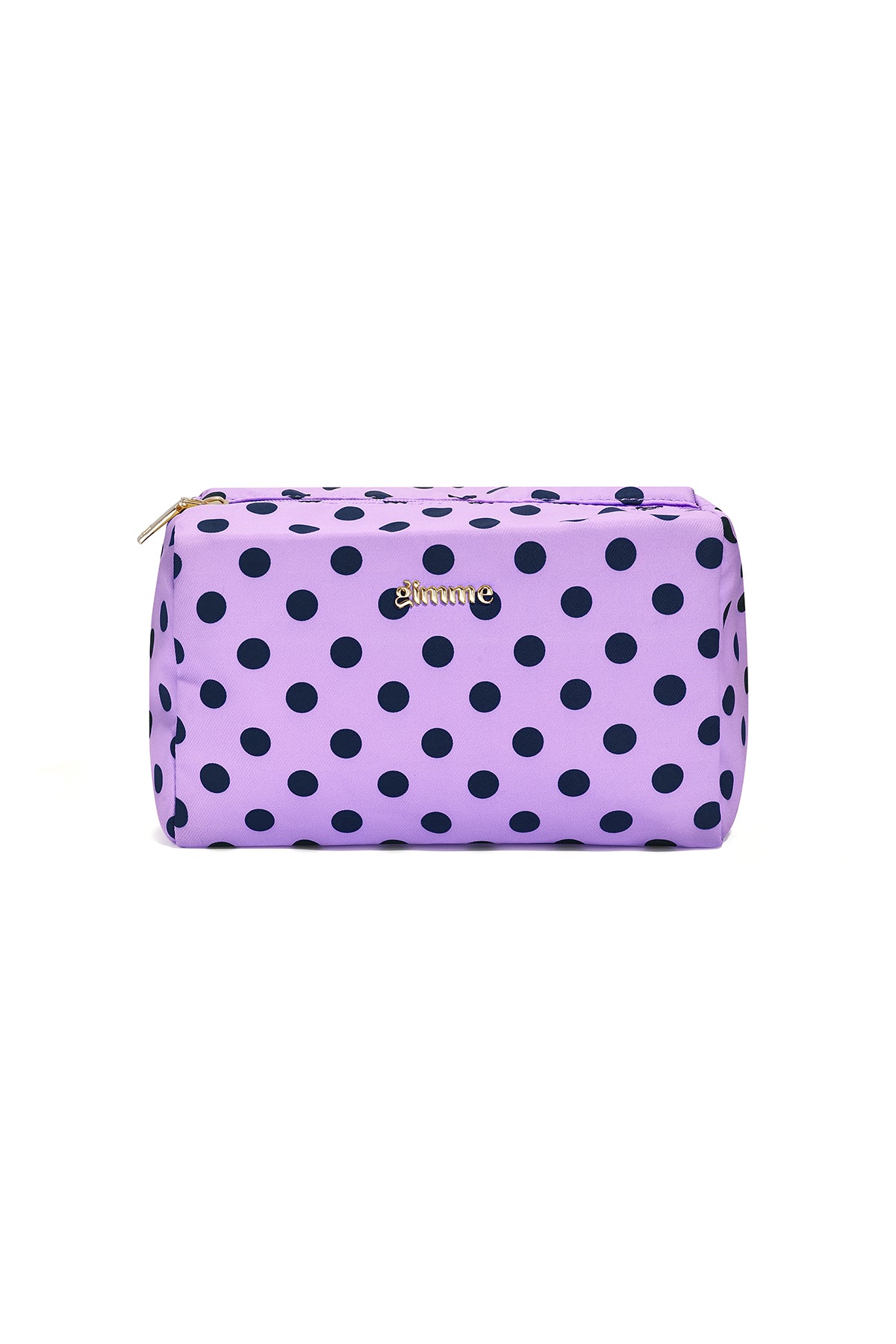Pochette per il trucco a pois, semplici, in poliestere, accessori per tutti i giorni