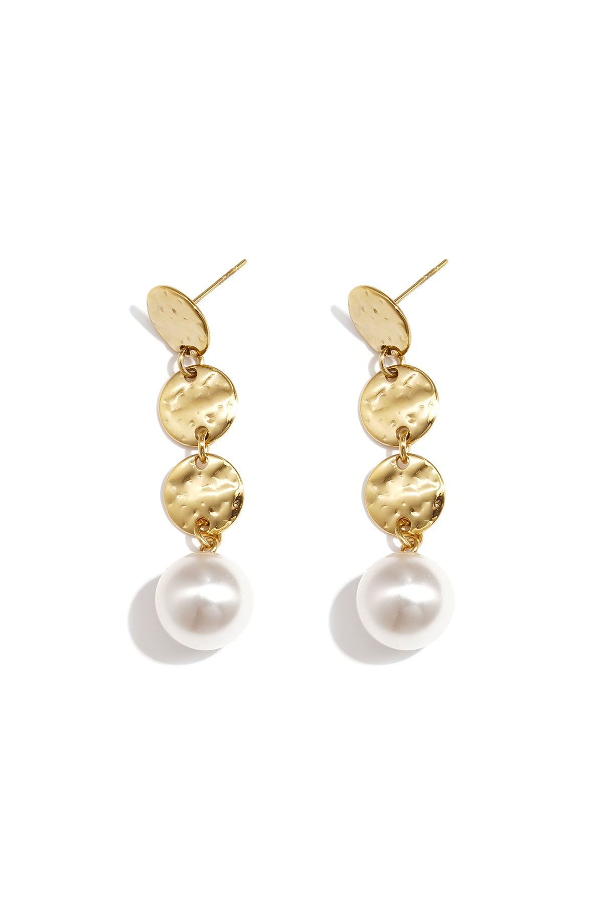 Orecchini pendenti in acciaio inossidabile dalla forma geometrica, eleganti e semplici, della serie Daily Simple, gioielli da donna.