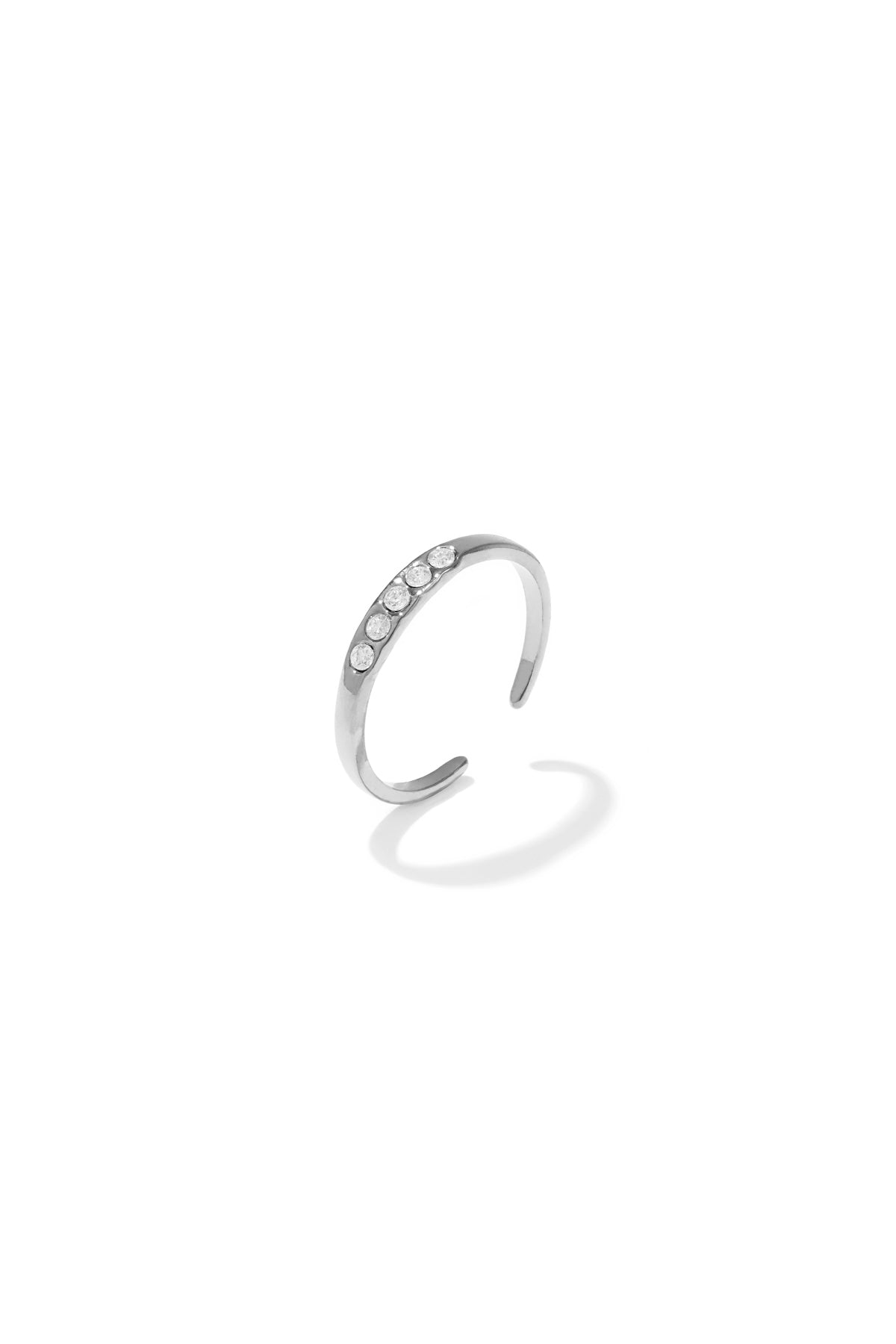 Anello con pietre - Acciaio inossidabile