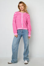 Cardigan a righe