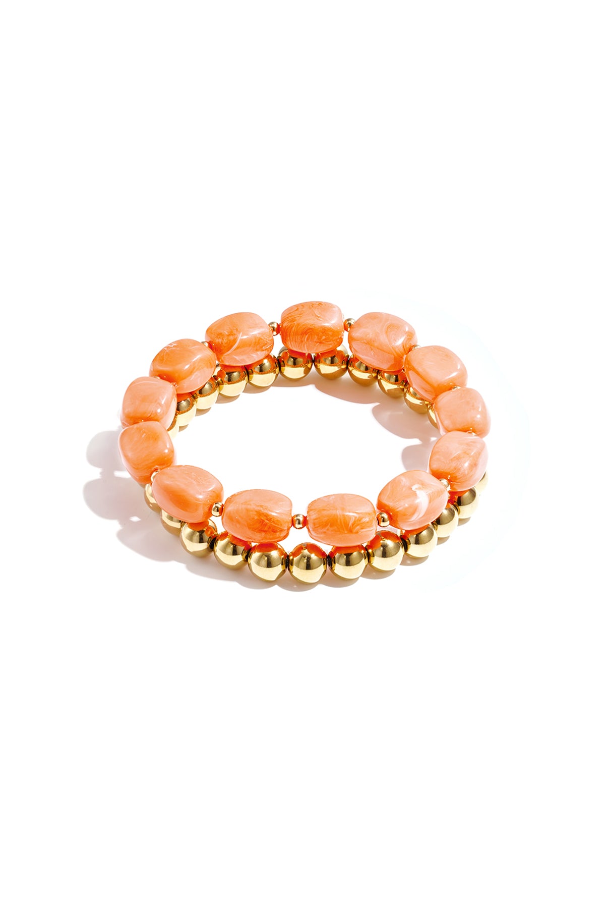 Bracciale con perline asimmetriche