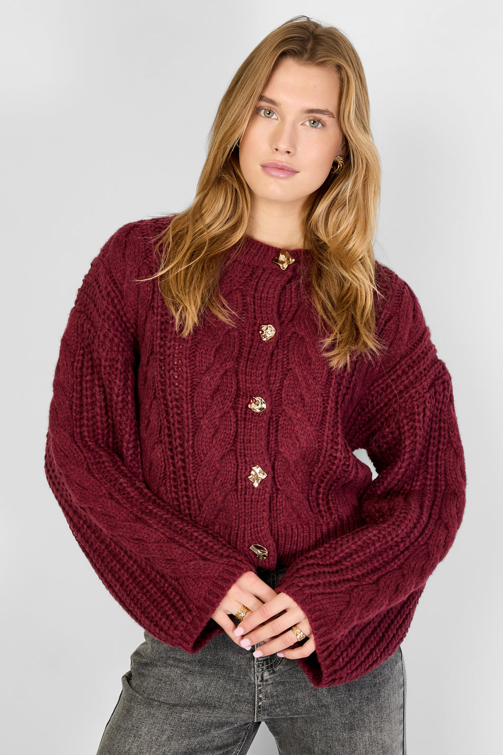 Cardigan a trecce