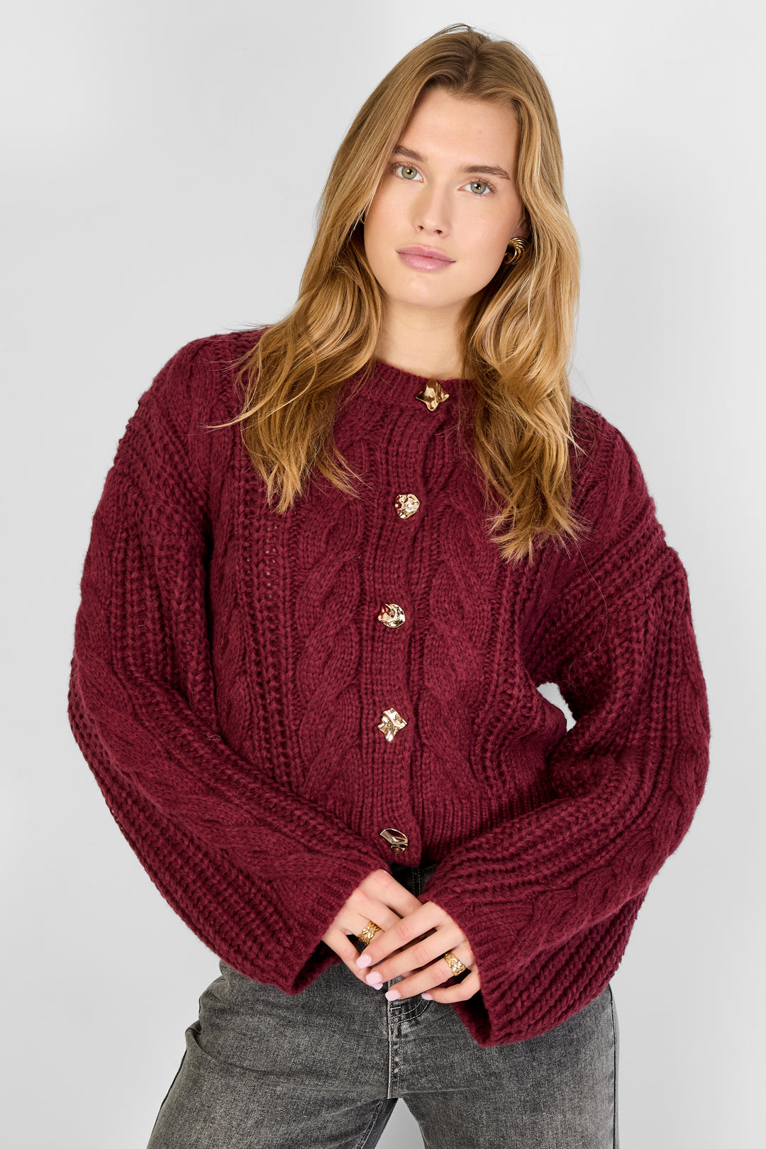 Cardigan a trecce