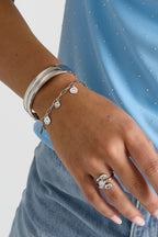 Bracciale con più emoticon Gold Stainless Steel