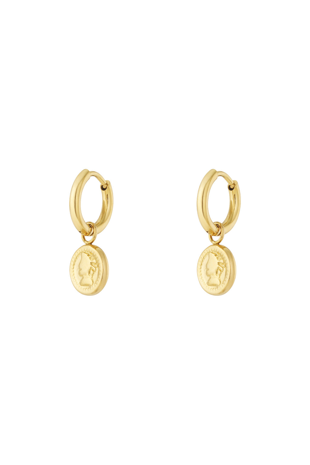 Orecchini con monete Muse