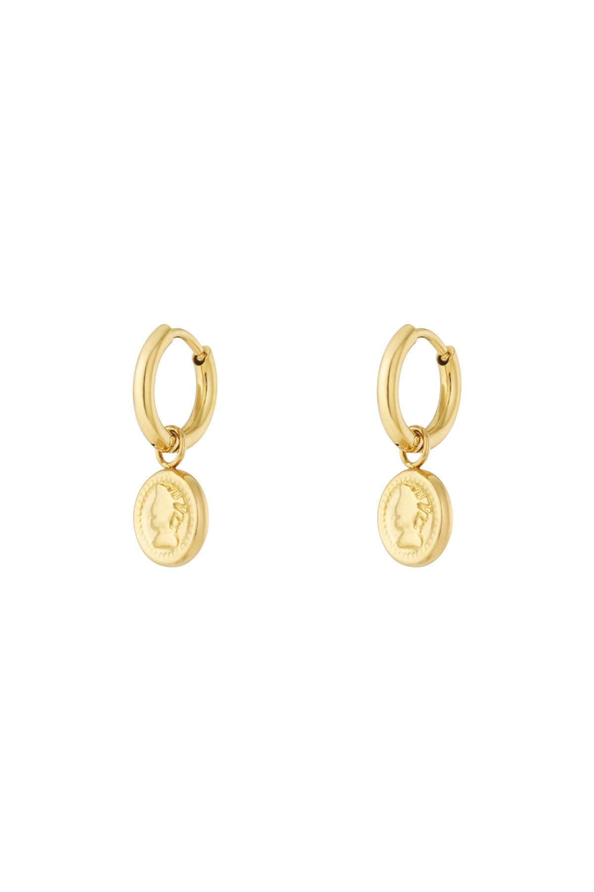 Orecchini con monete Muse