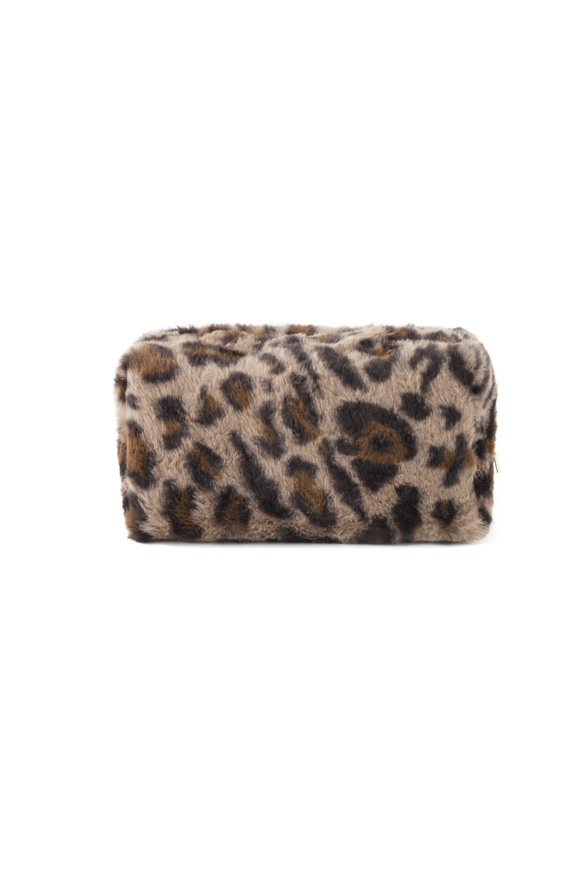 Borsa per il trucco morbida in leopardo