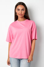 Cotton Maglietta Donna Casual Letters