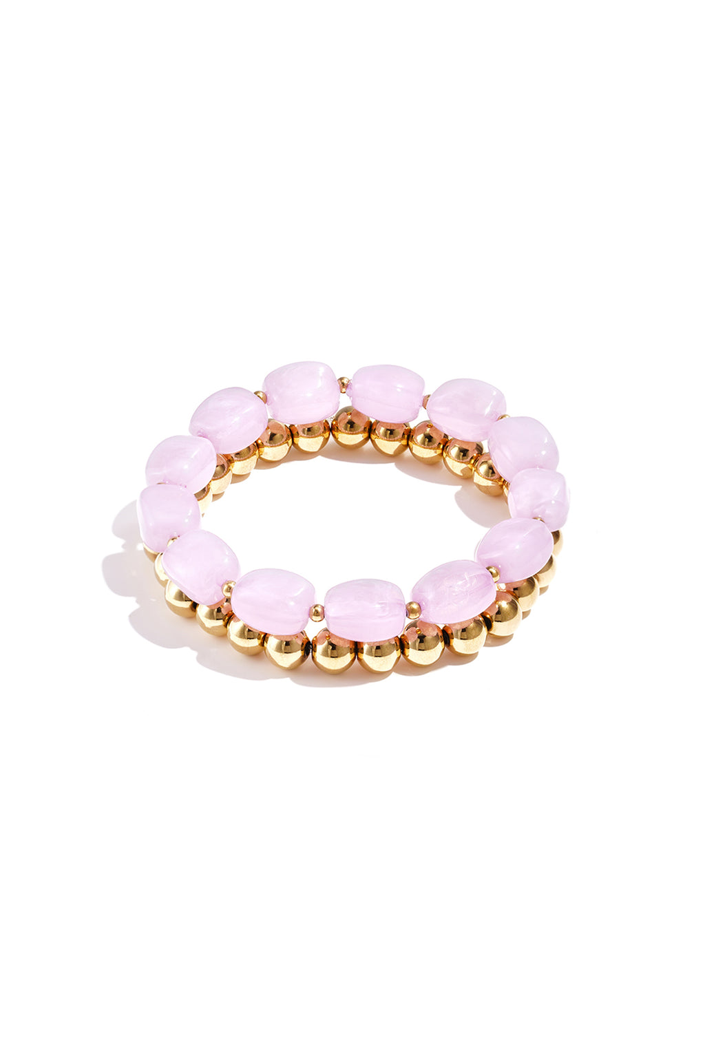 Bracciale con perline asimmetriche