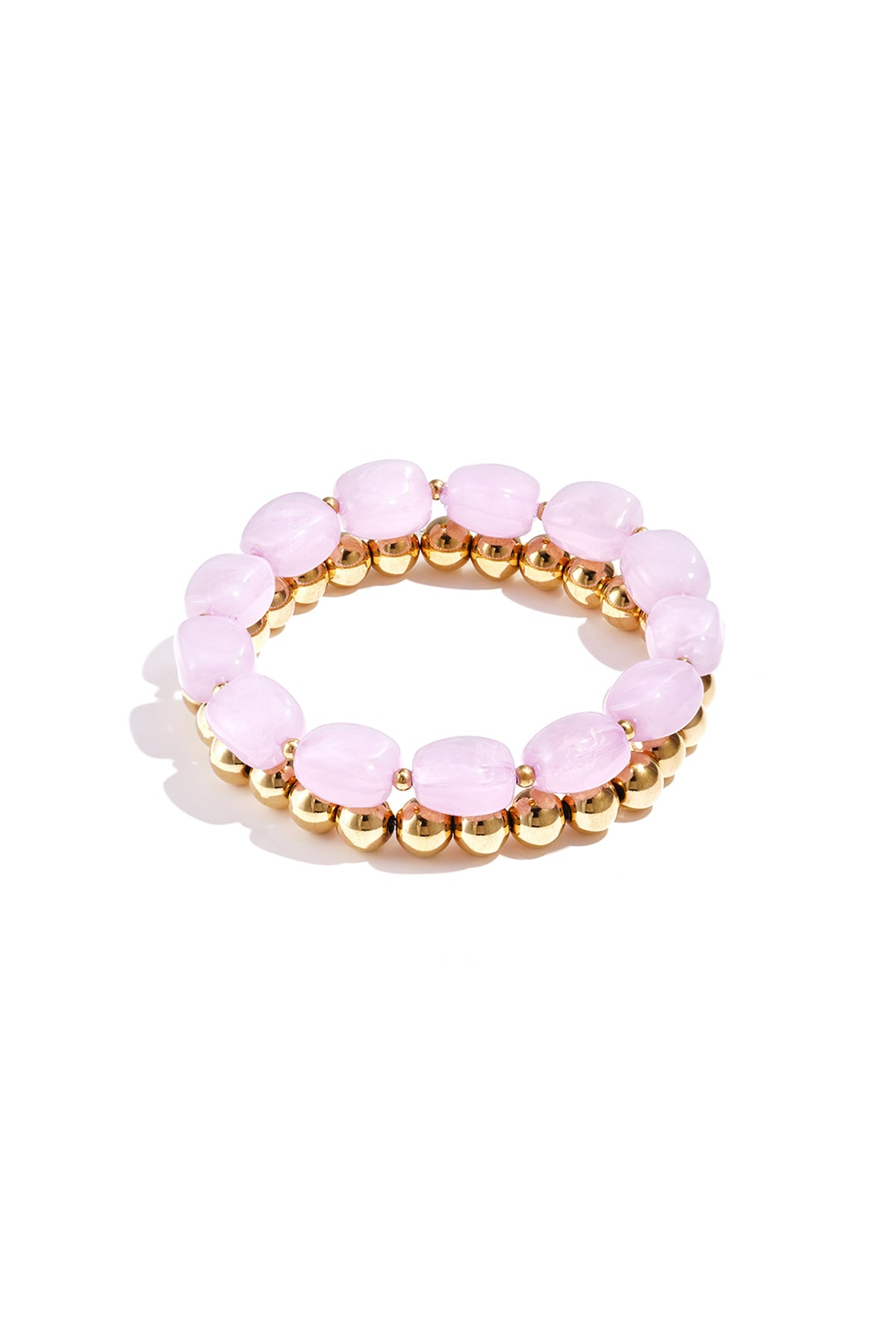 Bracciale con perline asimmetriche