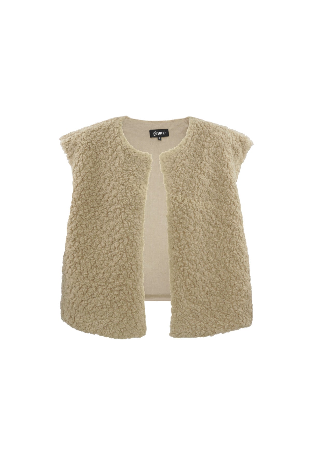 Woven Polyester Fiber Gilet Donna Casual Solid Color Fall/Winter