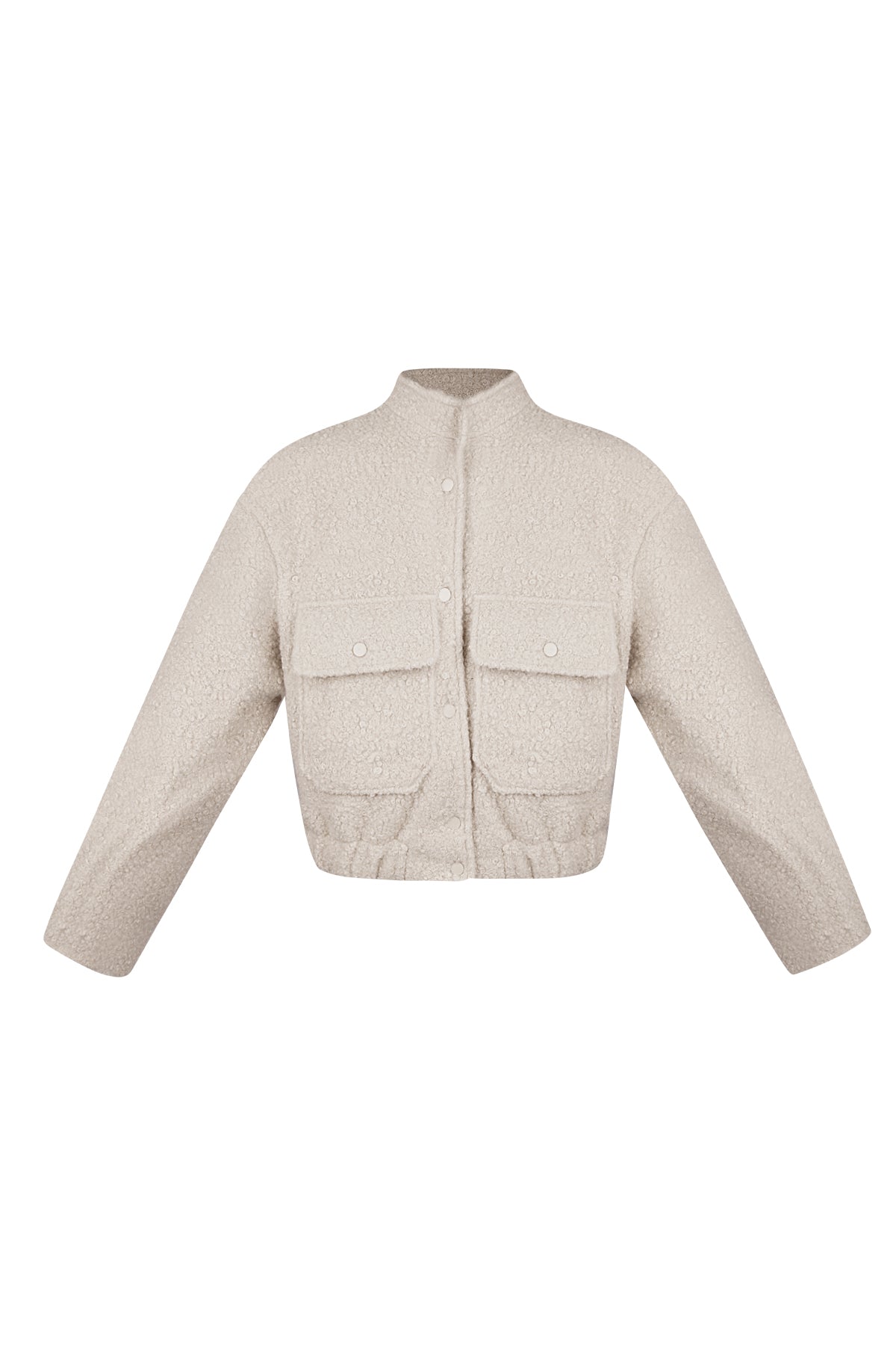 Giubbotto Donna in Fibra di Poliestere Tessuta Stile Casual Colore Puro Autunno/Inverno