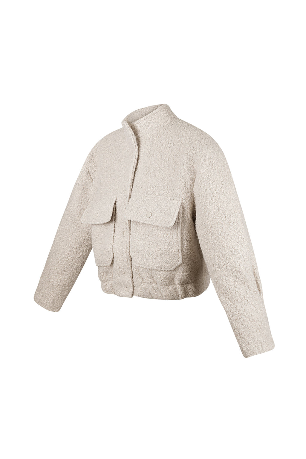 Giubbotto Donna in Fibra di Poliestere Tessuta Stile Casual Colore Puro Autunno/Inverno