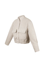 Giubbotto Donna in Fibra di Poliestere Tessuta Stile Casual Colore Puro Autunno/Inverno