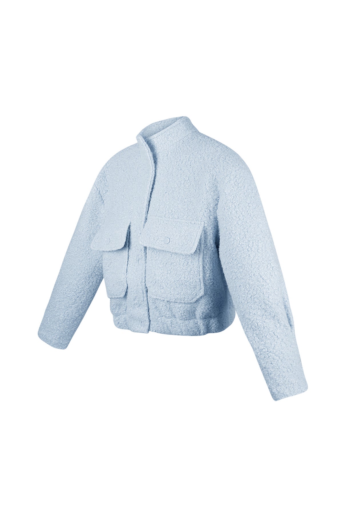 Giubbotto Donna in Fibra di Poliestere Tessuta Stile Casual Colore Puro Autunno/Inverno