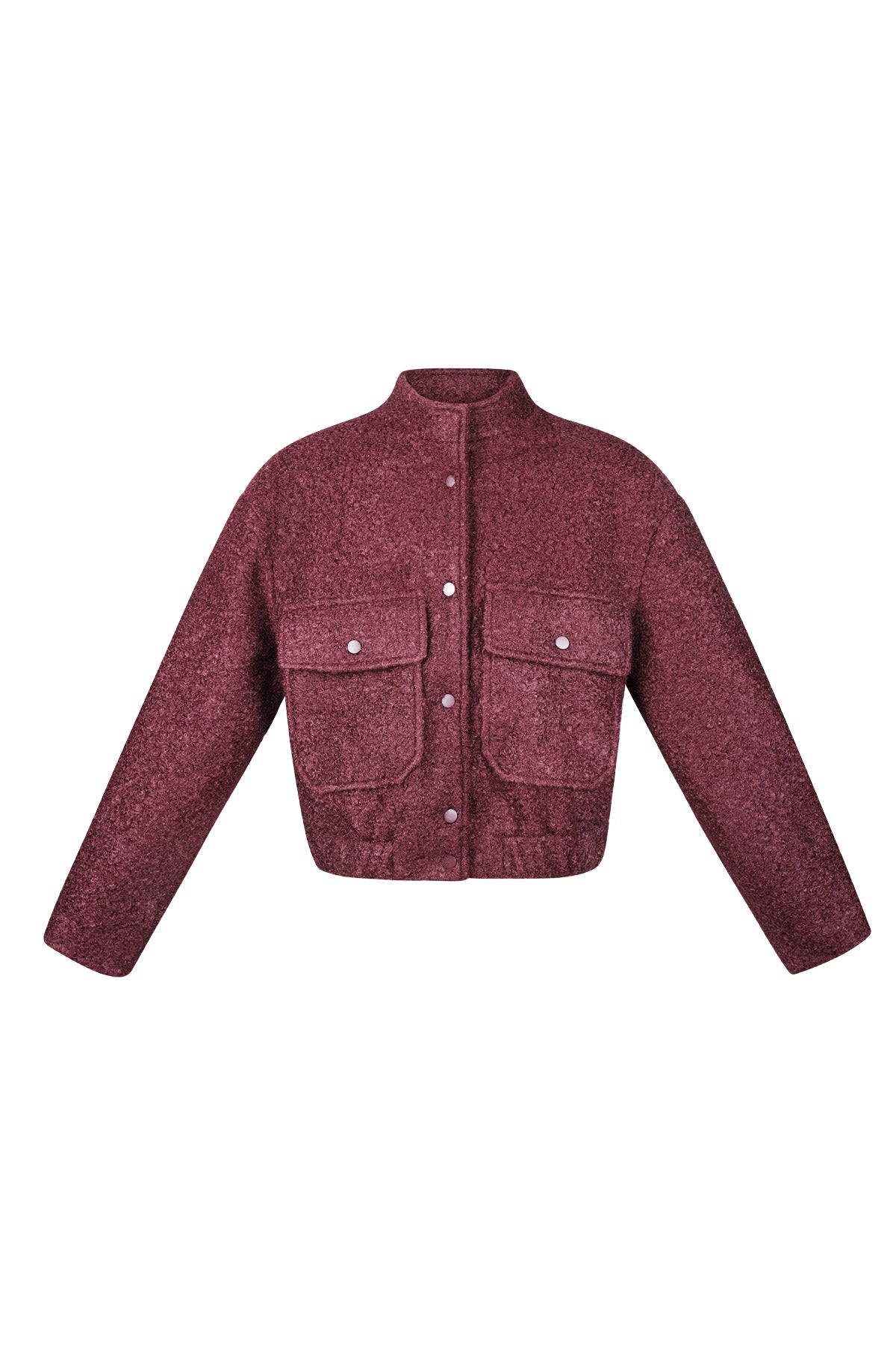 Giubbotto Donna in Fibra di Poliestere Tessuta Stile Casual Colore Puro Autunno/Inverno