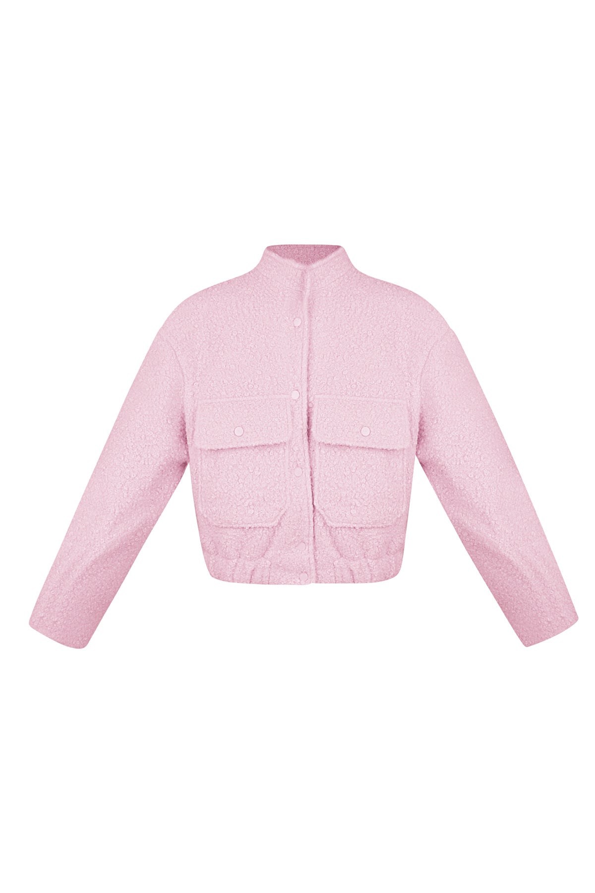 Giubbotto Donna in Fibra di Poliestere Tessuta Stile Casual Colore Puro Autunno/Inverno
