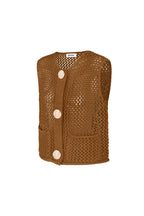 Maglia In Poliestere Tessuto Donna Gilet A Maglia Aperta
