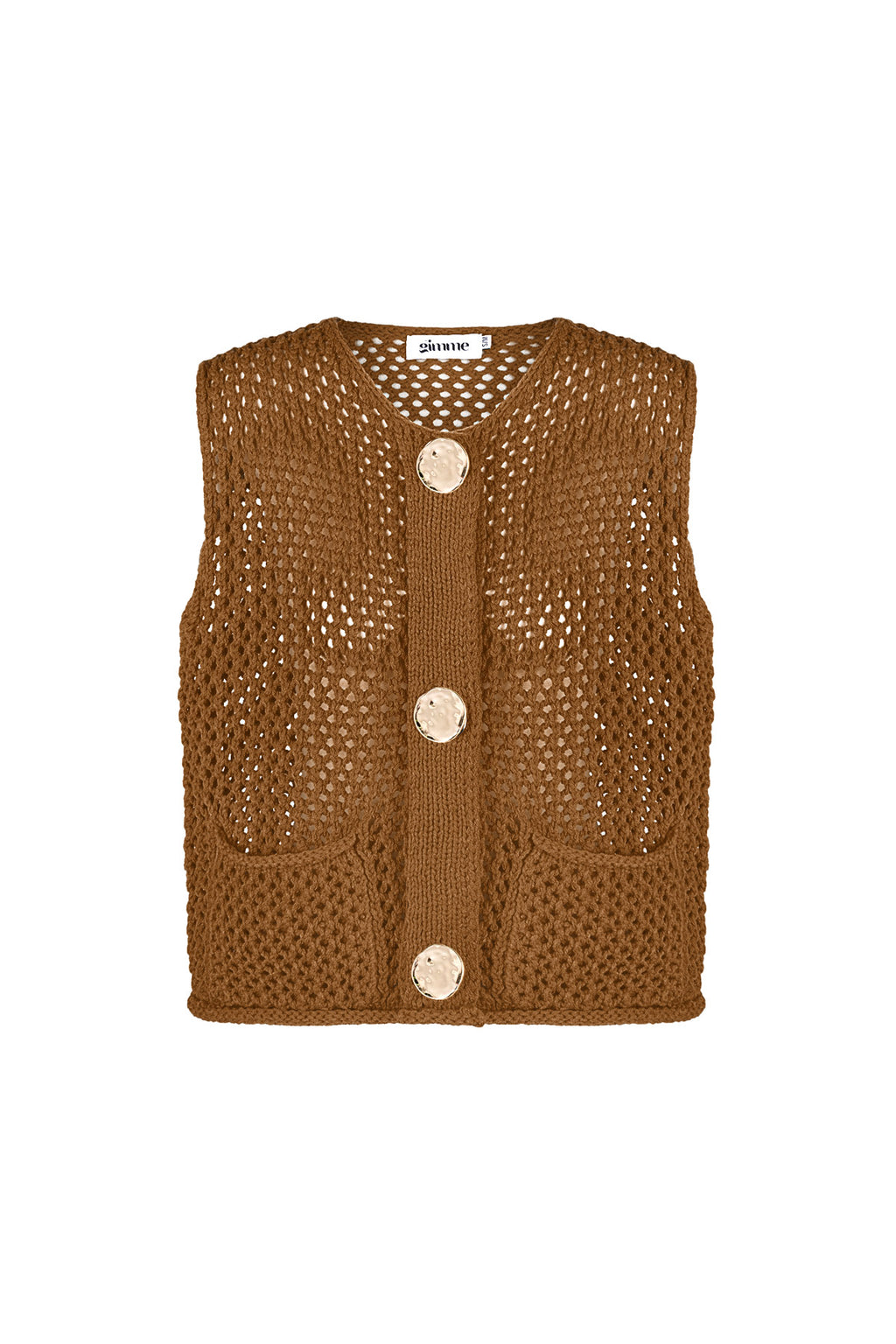 Maglia In Poliestere Tessuto Donna Gilet A Maglia Aperta