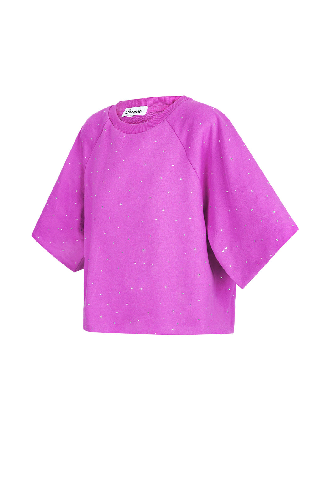 Cotone Maglietta Donna Oversized Primavera/Estate