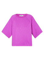 Cotone Maglietta Donna Oversized Primavera/Estate