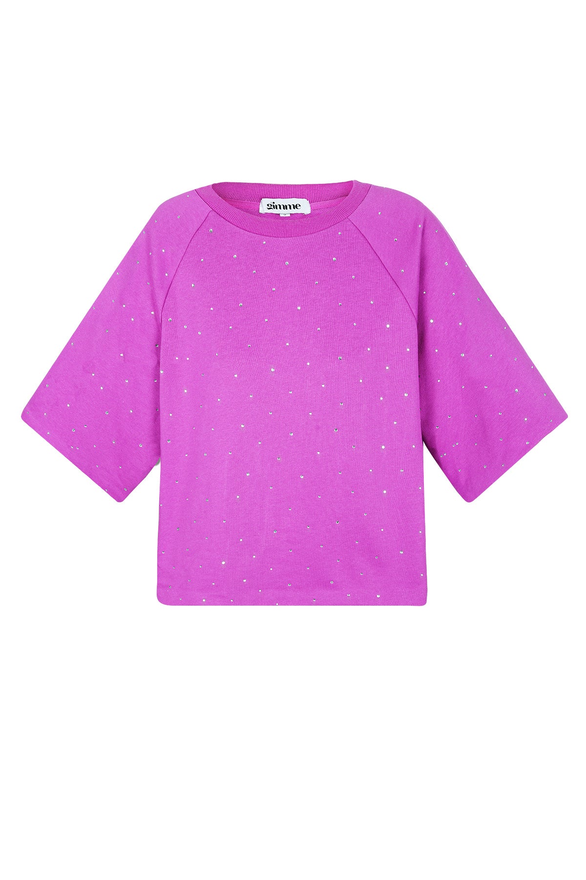 Cotone Maglietta Donna Oversized Primavera/Estate