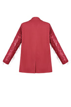 Giacca Donna In Poliestere Con Design Maniche A Frange