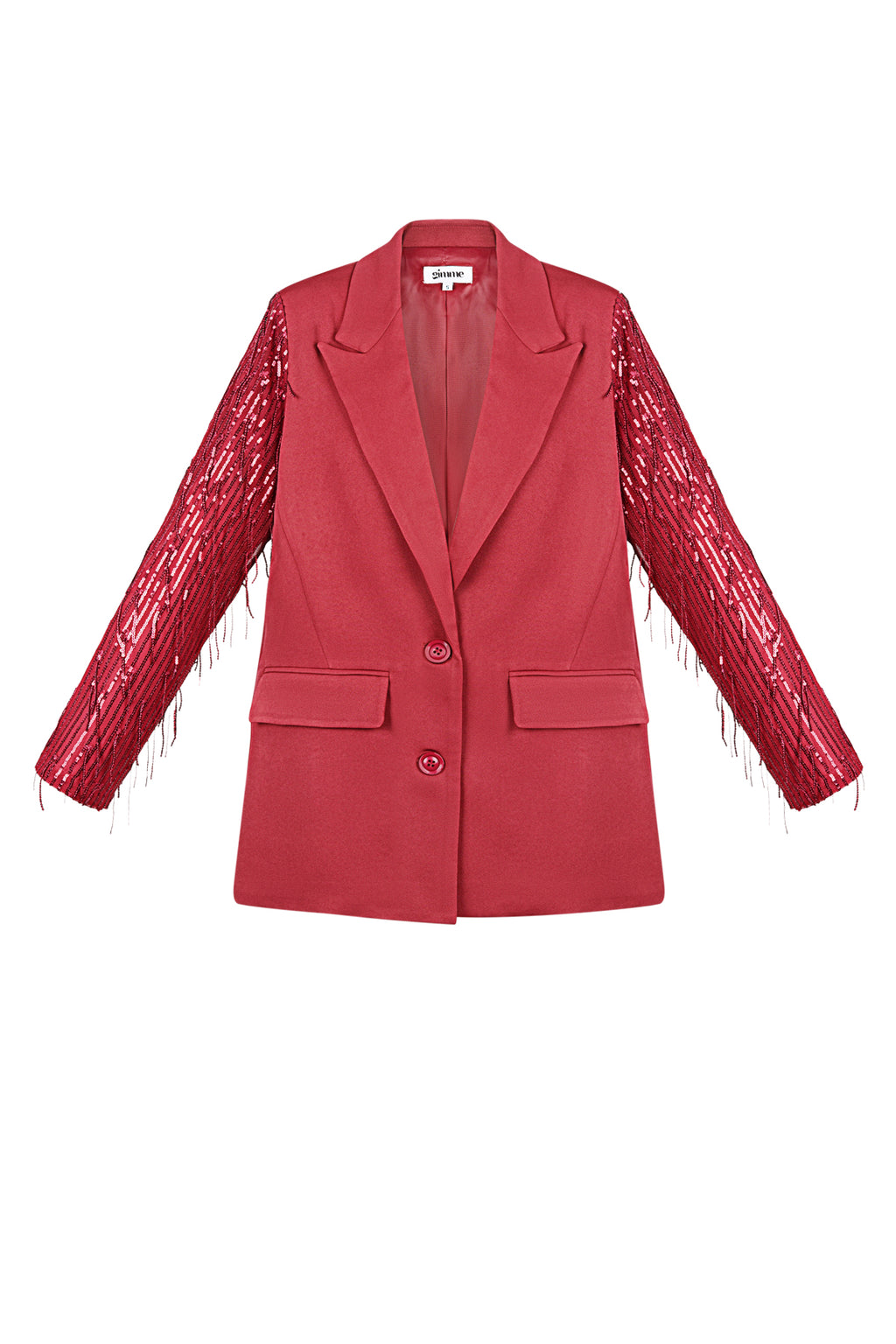 Giacca Donna In Poliestere Con Design Maniche A Frange