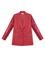 Giacca Donna In Poliestere Con Design Maniche A Frange