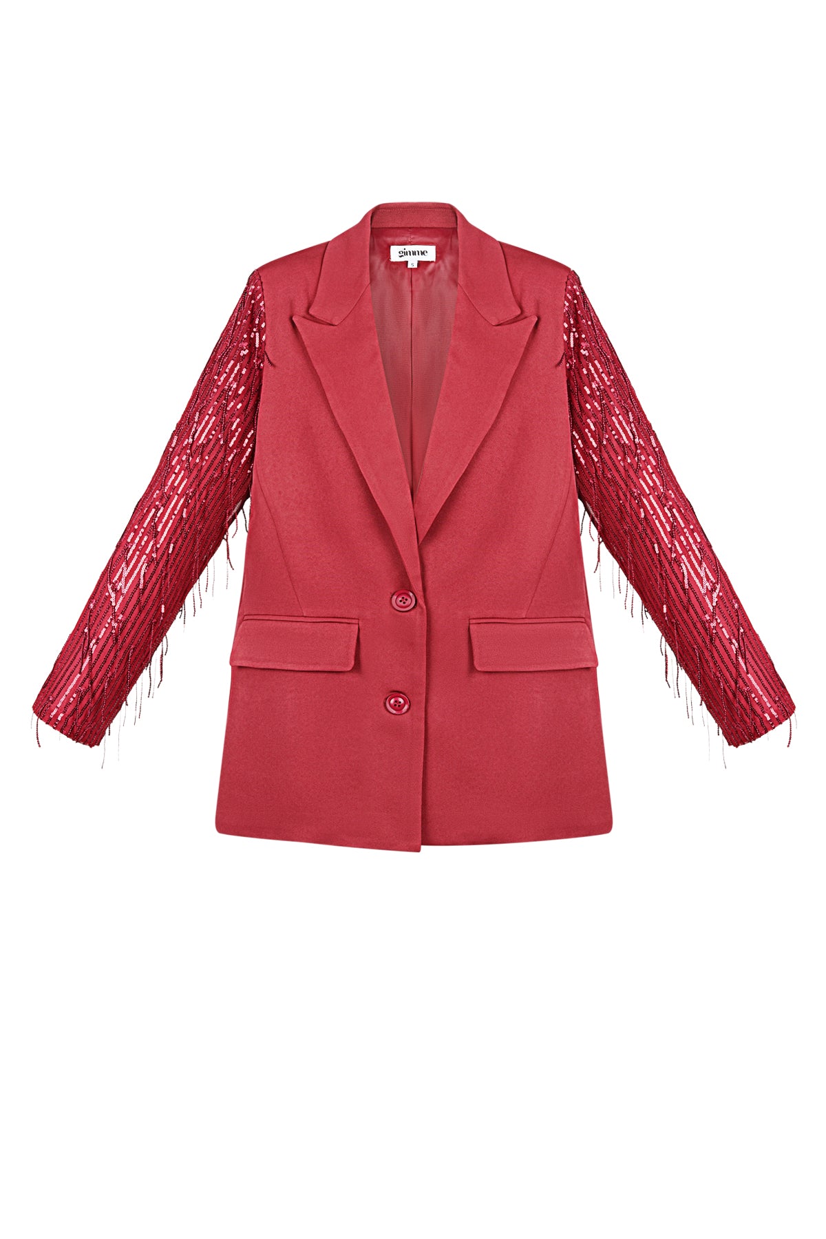 Giacca Donna In Poliestere Con Design Maniche A Frange