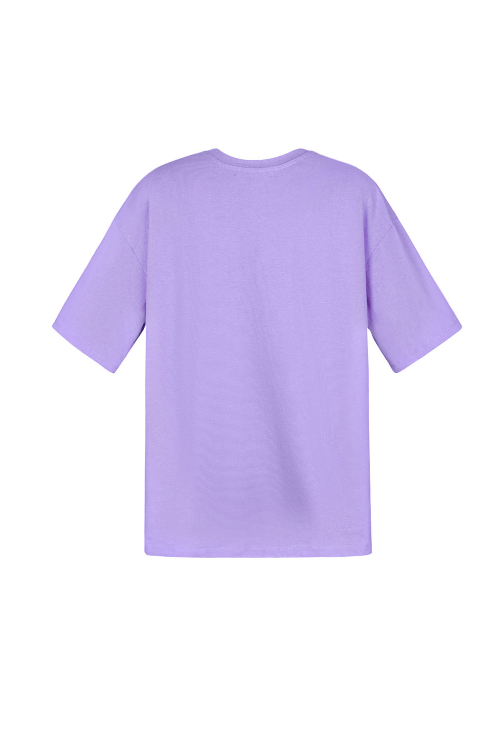 Cotone Maglietta Donna Oversized Stampa Farfalla