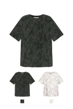 Cotone Maglietta Donna Oversized Stampa Leopardo