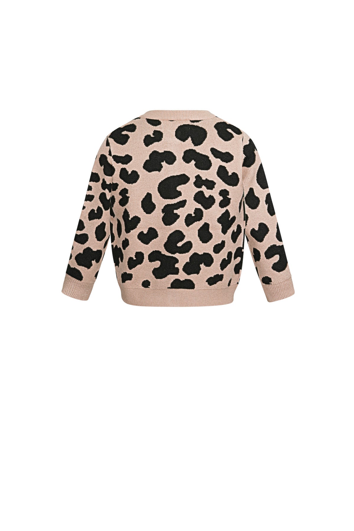 Cardigan di Viscosa Donna Stampato Leopardo Design Elegante