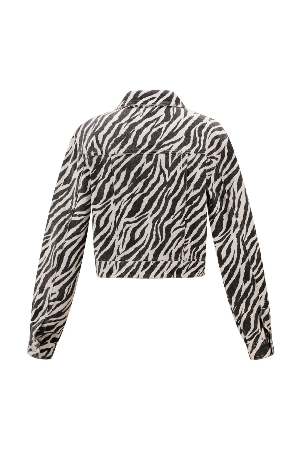 Cotton Denim Giacca Donna Street Elegant Specialty Stampa Animale