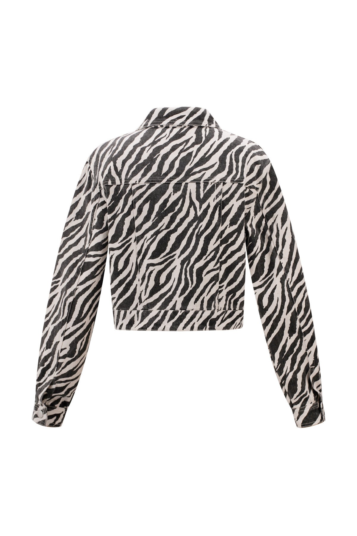 Cotton Denim Giacca Donna Street Elegant Specialty Stampa Animale