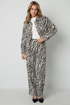 Cotton Denim Giacca Donna Street Elegant Specialty Stampa Animale