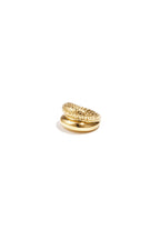 Doppio anello con struttura