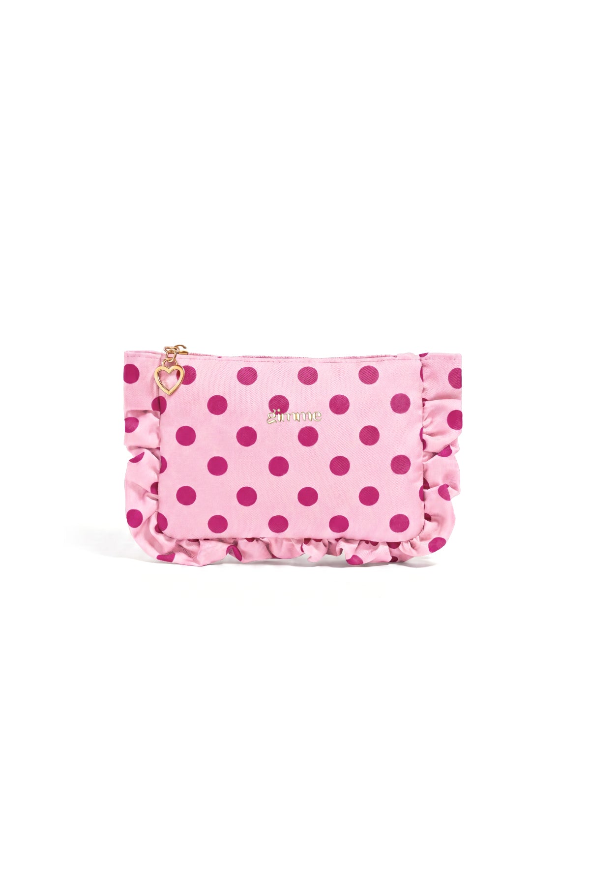 Pochette per il trucco a pois, semplici, in poliestere, accessori per tutti i giorni