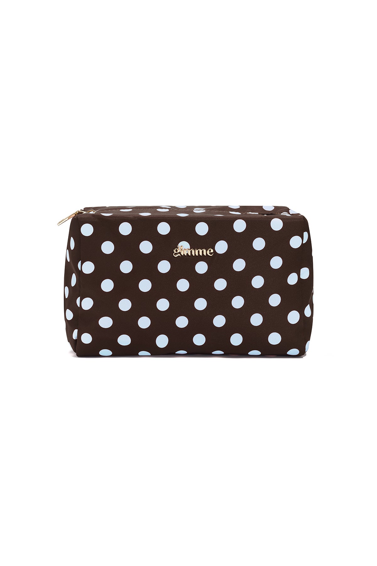 Pochette per il trucco a pois, semplici, in poliestere, accessori per tutti i giorni