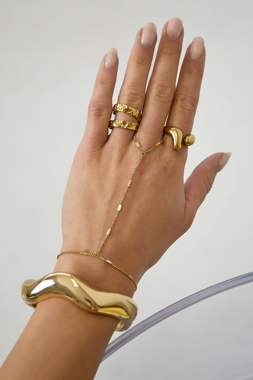 Collana con motivo a righe