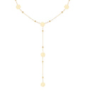 collana lunga con cerchi dappertutto: colore oro