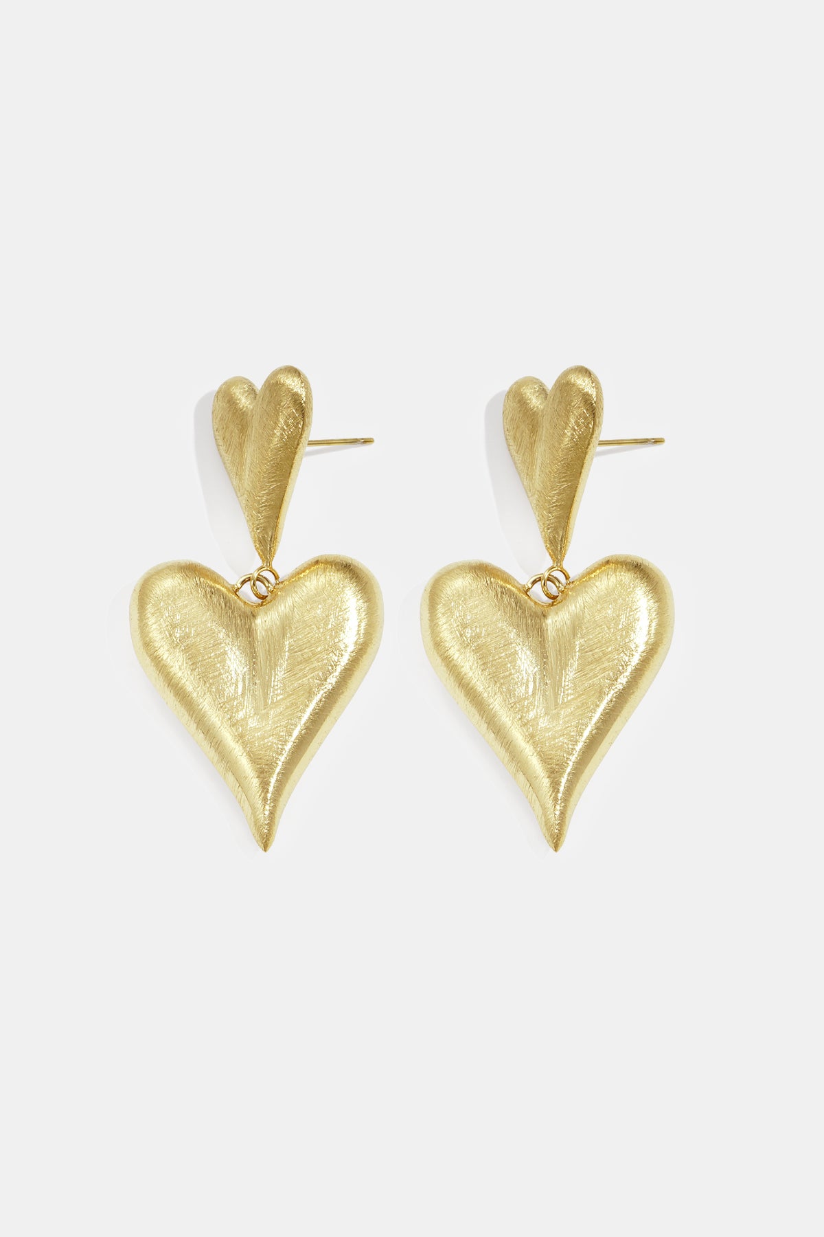 Orecchini pendenti a forma di cuore, casual, quotidiani, semplici, gioielli da donna