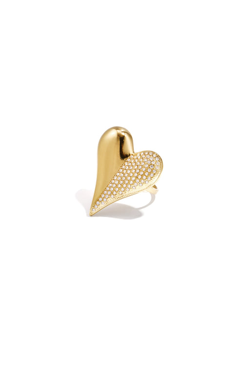 Anelli in acciaio inossidabile con cuore, casual, quotidiani, romantici, gioielli da donna